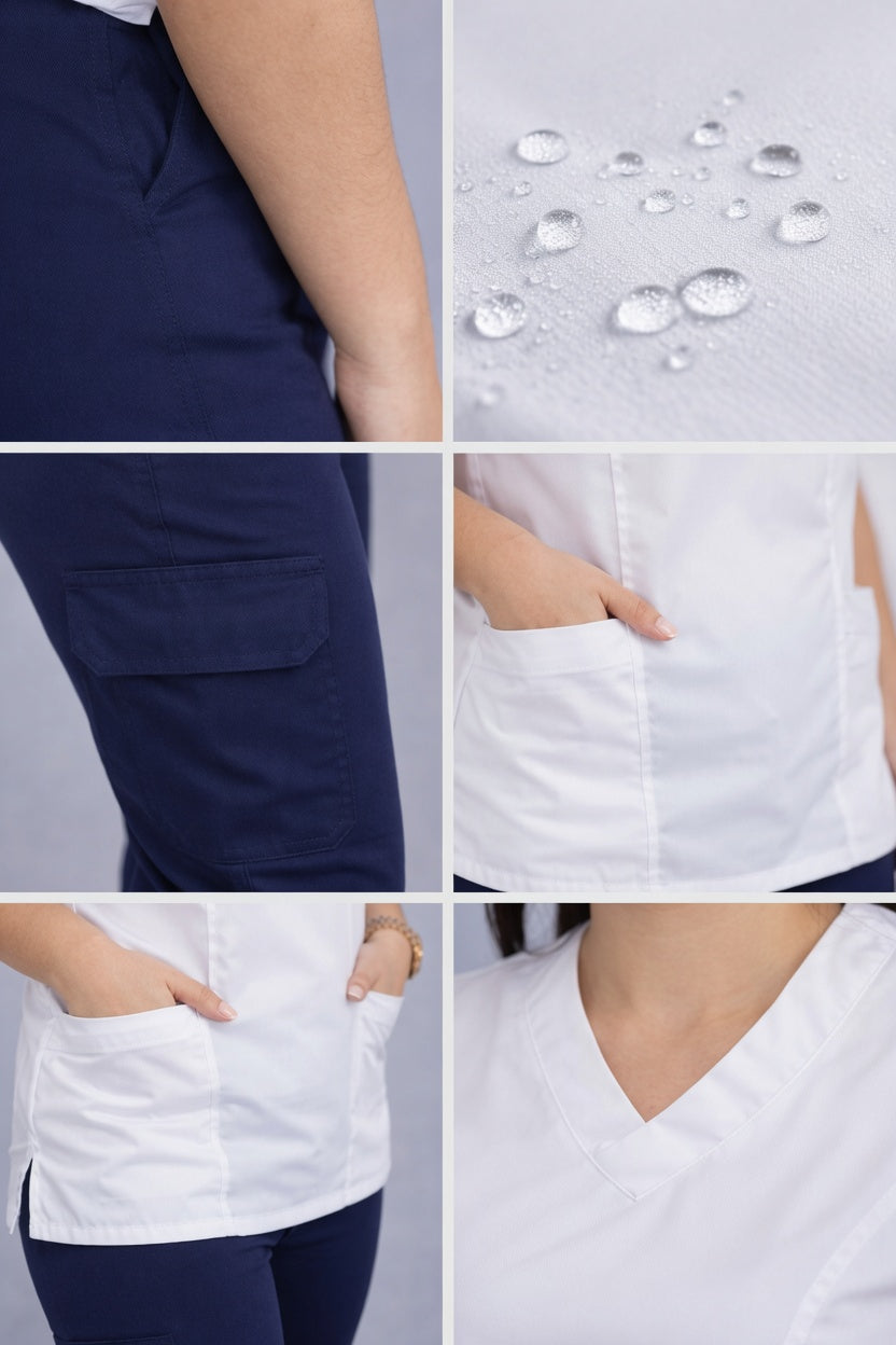 Uniforme ATAP Cuello V, Pantalón Bota Recta o Jogger