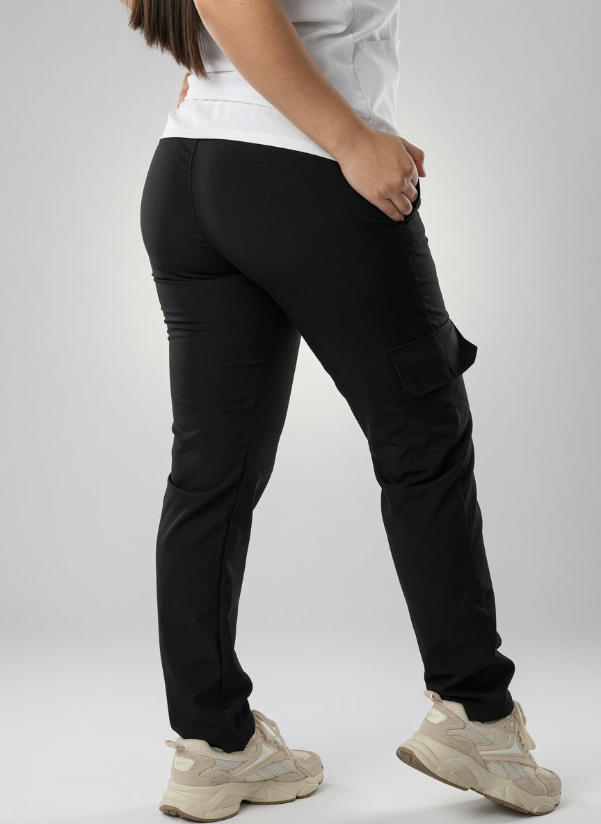 Uniforme Asistente de Pacientes, Cuello V, Bota Recta o Jogger
