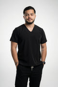 Set Negro Cuello V y Jogger, Caballero